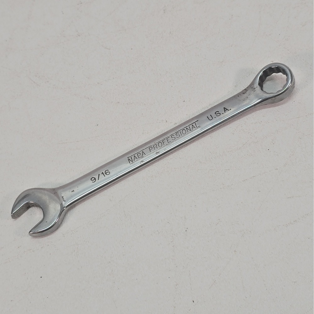 Napa Professional NDR56 9/16" 12 Point Combination Alloy Steel Silver Wrench